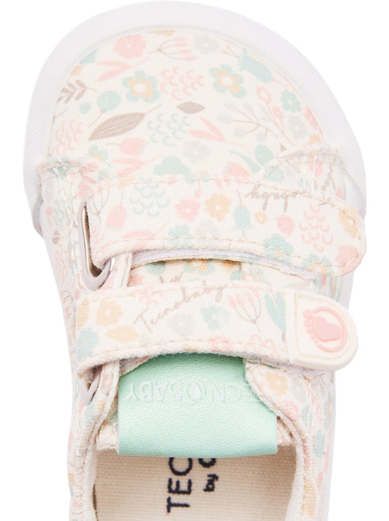 Sneakers conguitos flores respetuosas Multicolore - Kiabi
