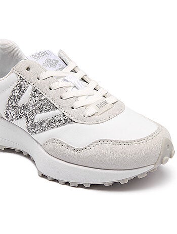 Sneakers conguitos glitter b&w