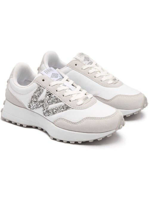 Sneakers conguitos glitter b&w - Kiabi Sneakers conguitos glitter b&w - Kiabi