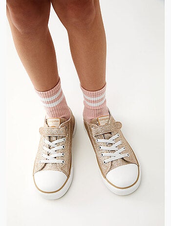Sneakers conguitos glitter canvas