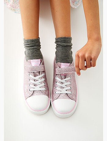 Sneakers conguitos glitter canvas