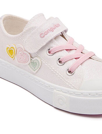 Sneakers conguitos glitter corazón