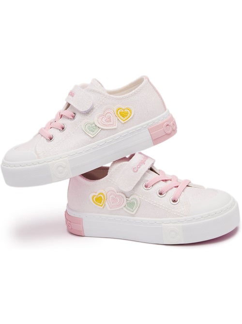 Sneakers conguitos glitter corazón - Kiabi