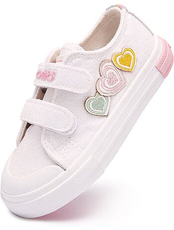 Sneakers conguitos glitter corazones