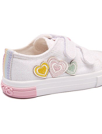 Sneakers conguitos glitter corazones