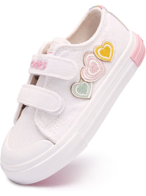 Sneakers conguitos glitter corazones - Kiabi Sneakers conguitos glitter corazones - Kiabi