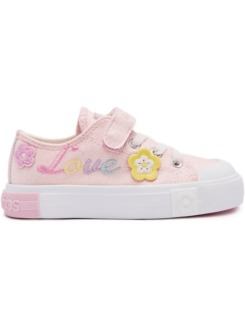 Sneakers conguitos glitter floral - Kiabi