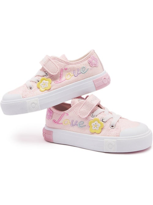 Sneakers conguitos glitter floral - Kiabi