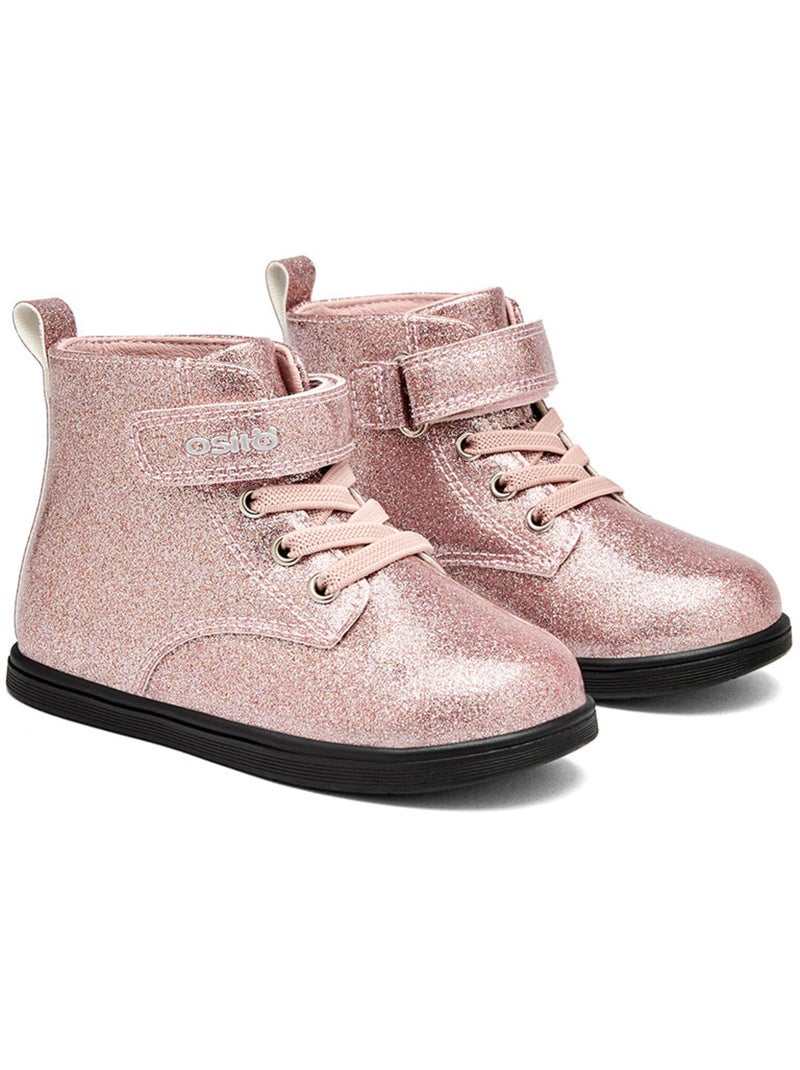 Sneakers conguitos glitter Rosa - Kiabi