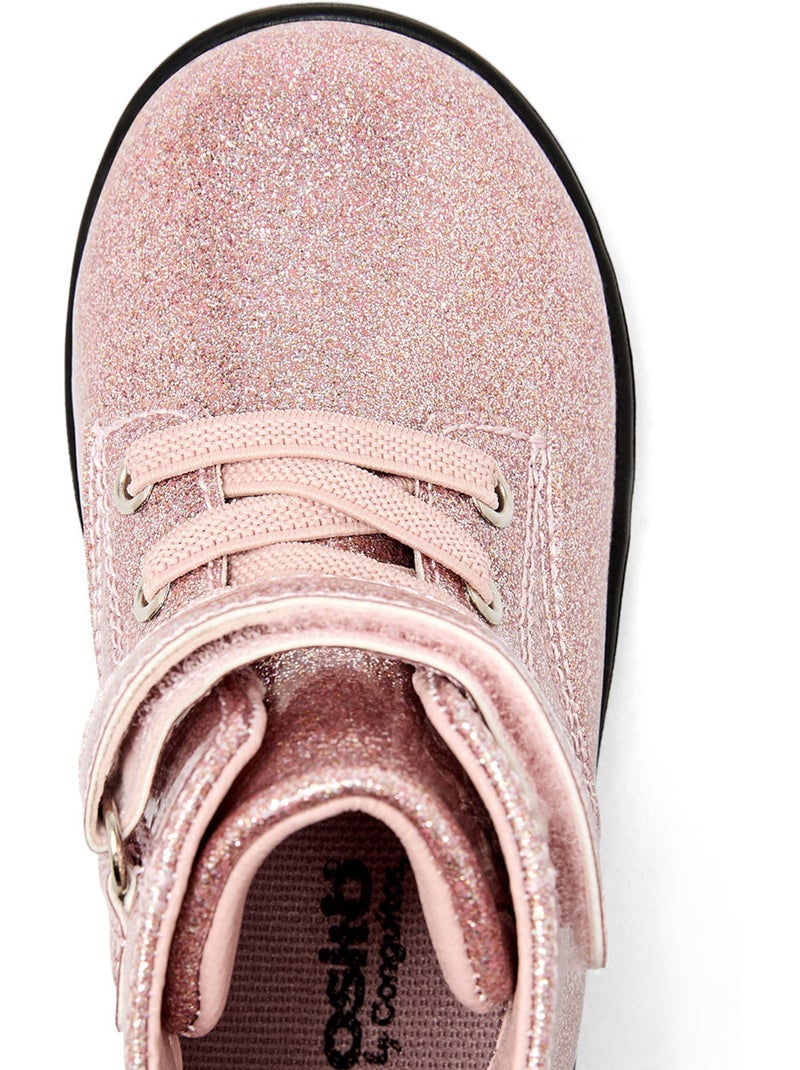 Sneakers conguitos glitter Rosa - Kiabi