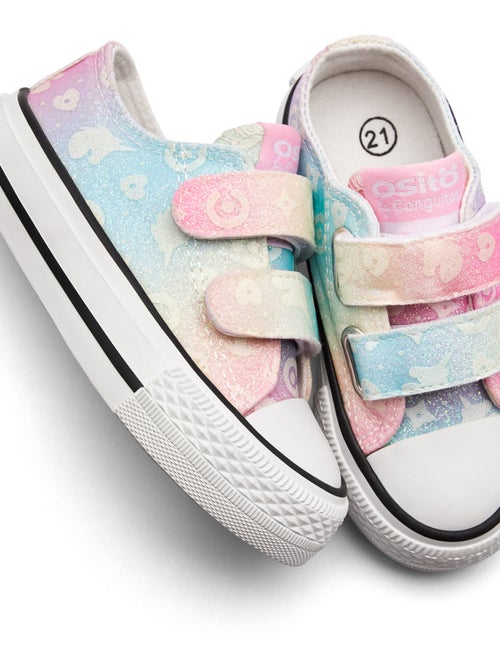 Sneakers Conguitos Glitter Unicornio Bajas 2 - Kiabi Sneakers Conguitos Glitter Unicornio Bajas 2 - Kiabi