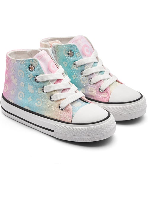Sneakers conguitos glitter unicornio - Kiabi