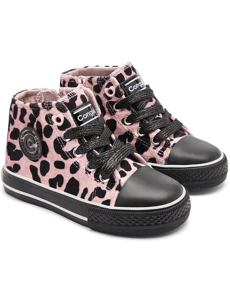 Sneakers conguitos high altas 2 Rosa - Kiabi
