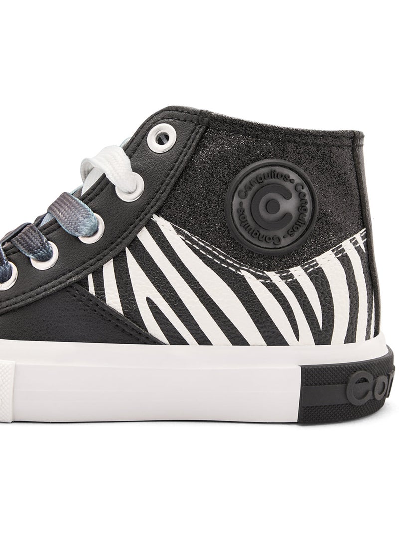 Sneakers conguitos high altas Nero Nero - Kiabi