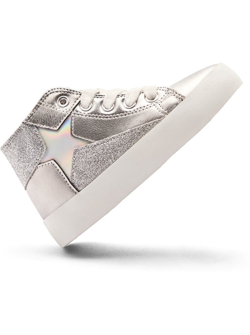 Sneakers conguitos high Argento - Kiabi