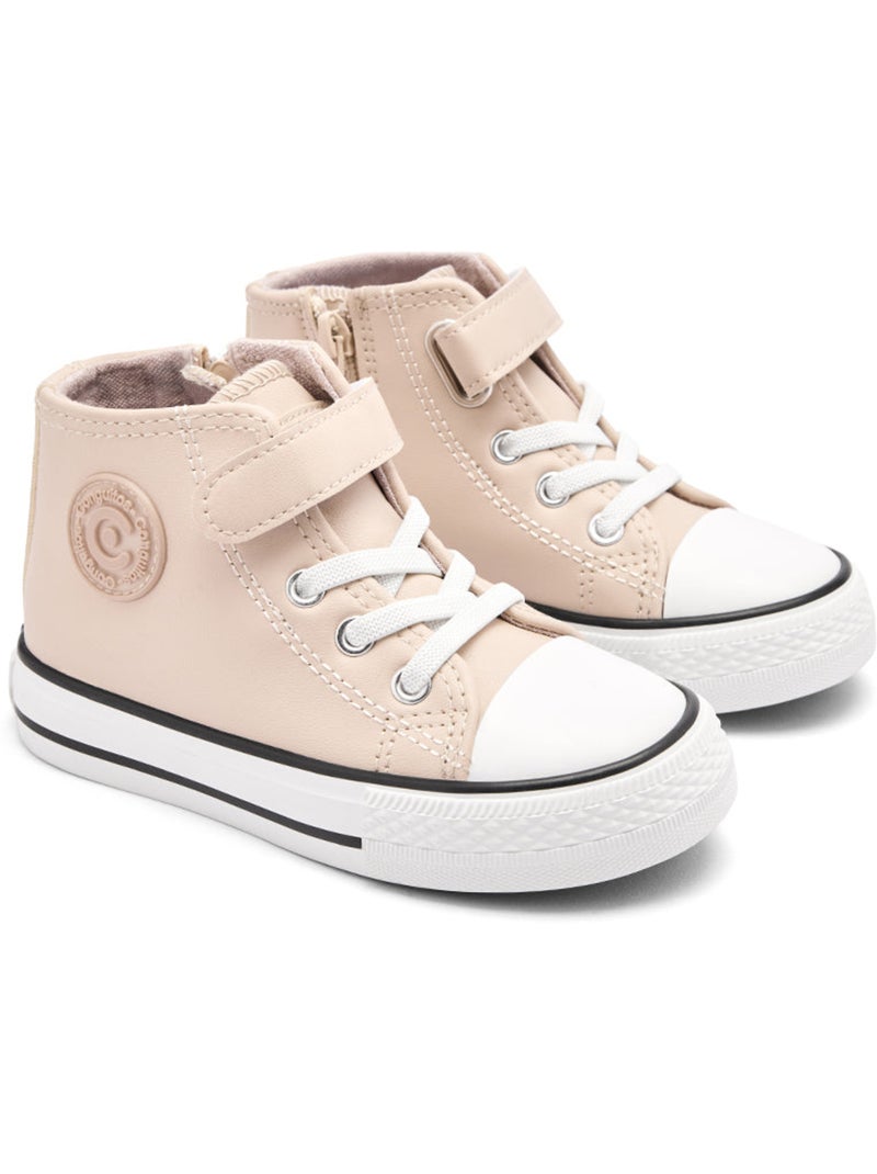 Sneakers Conguitos High Beige - Kiabi
