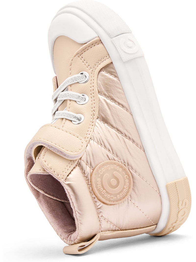 Sneakers Conguitos High Oro - Kiabi