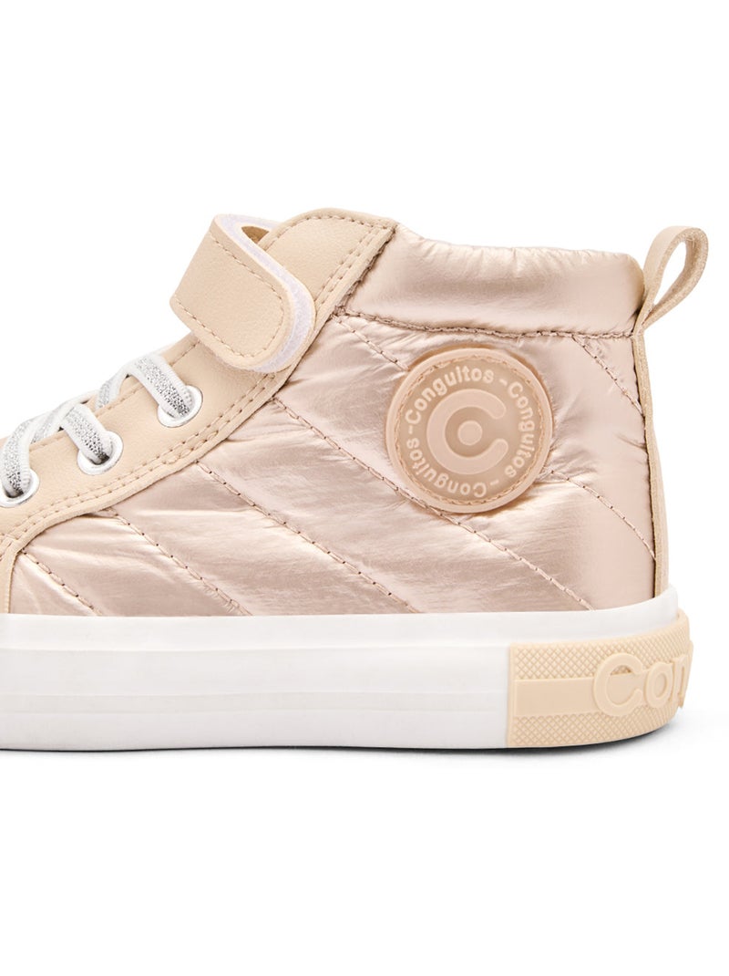 Sneakers Conguitos High Oro - Kiabi