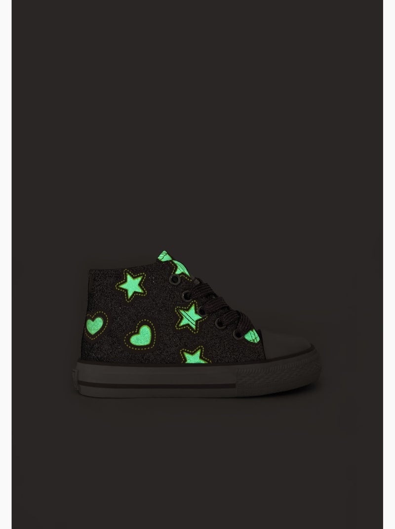 Sneakers conguitos high Rosa - Kiabi