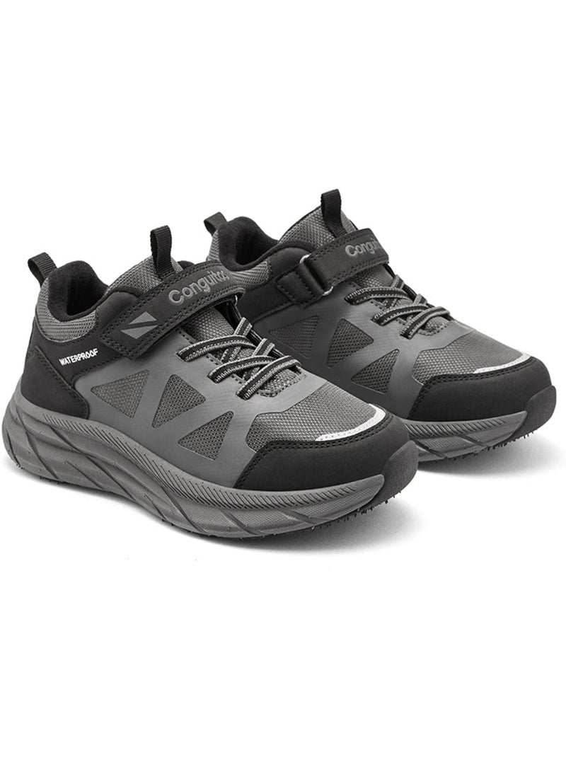 Sneakers conguitos impermeables Grigio grigio - Kiabi