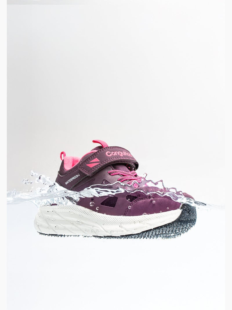 Sneakers conguitos impermeables Malva lilla - Kiabi