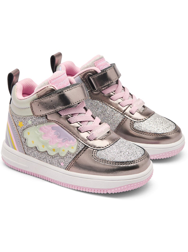 Sneakers conguitos luces Argento - Kiabi