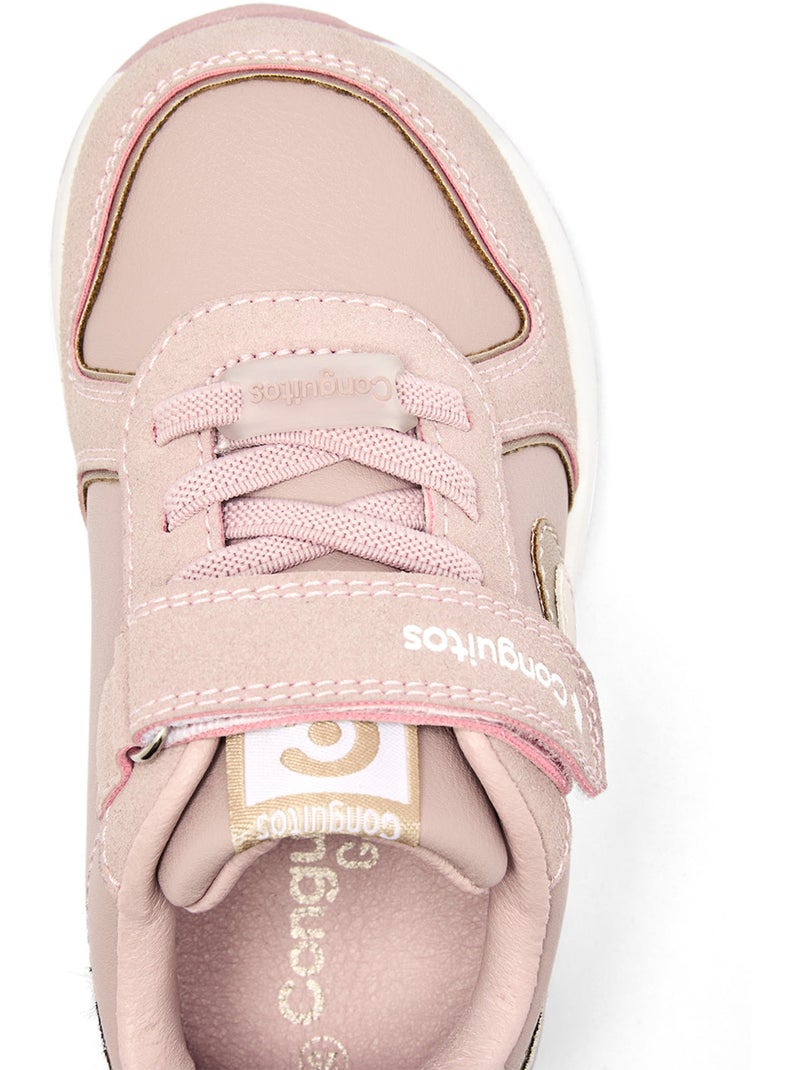 Sneakers conguitos luces barefoot Rosa - Kiabi