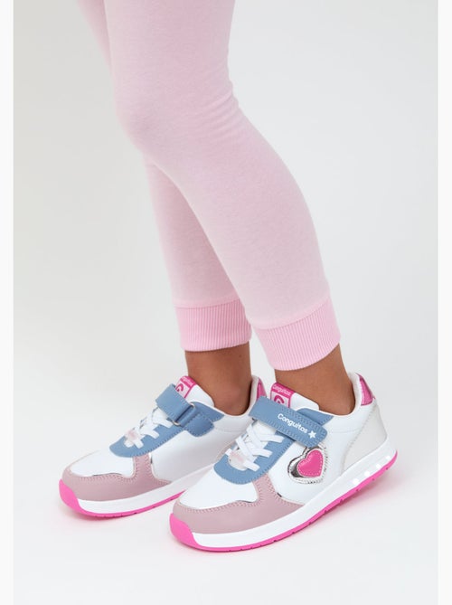 Sneakers Conguitos Luces Corazón Barefoot Goflex - Kiabi