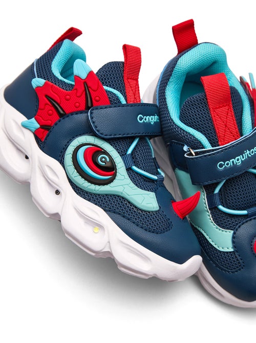 Sneakers conguitos luces estampado - Kiabi