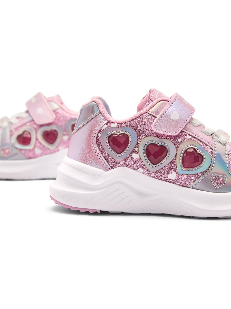 Sneakers conguitos luces estampado Rosa - Kiabi