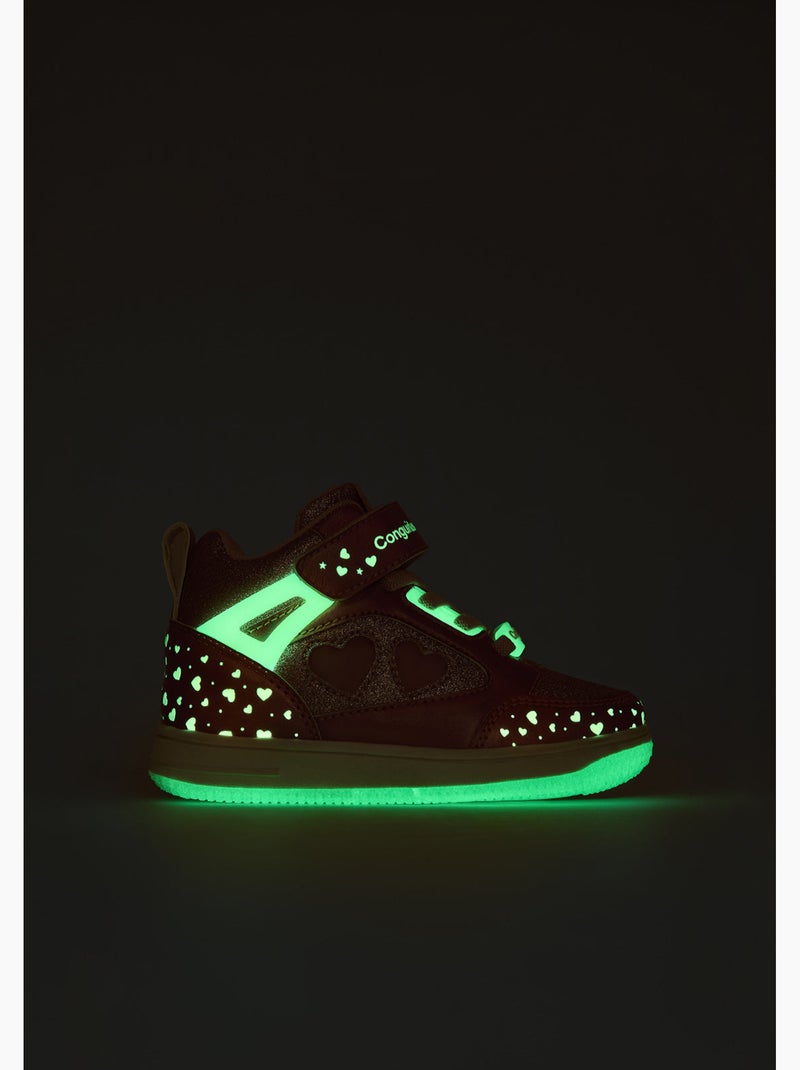 Sneakers conguitos luces Rosa - Kiabi