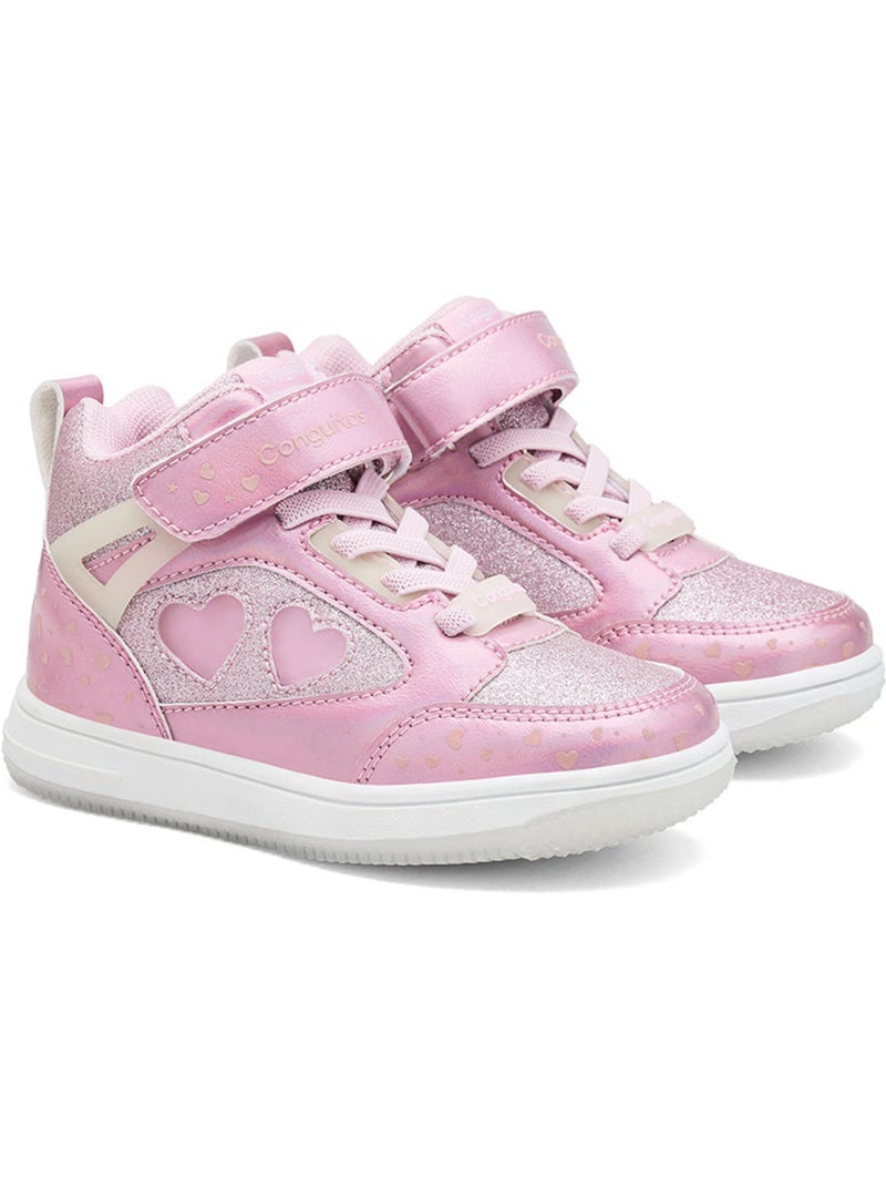 Sneakers conguitos luces Rosa - Kiabi