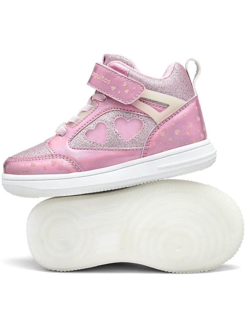 Sneakers conguitos luces Rosa - Kiabi