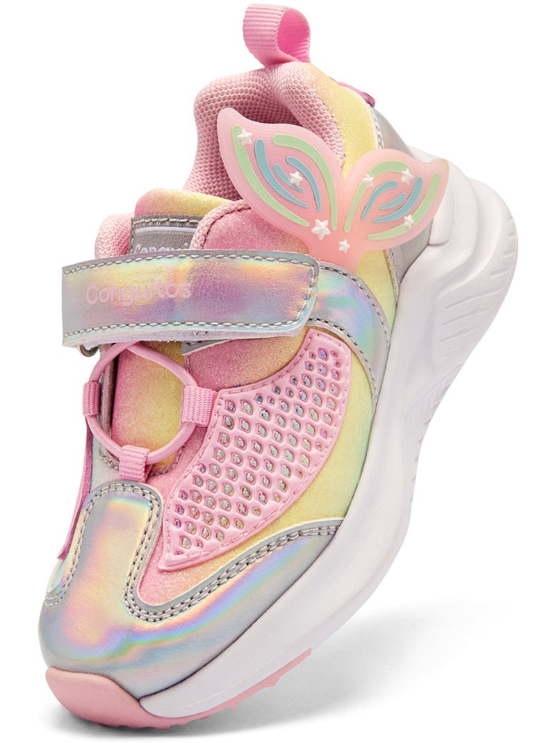 Sneakers Conguitos Luces Sirena Pink Rosa - Kiabi
