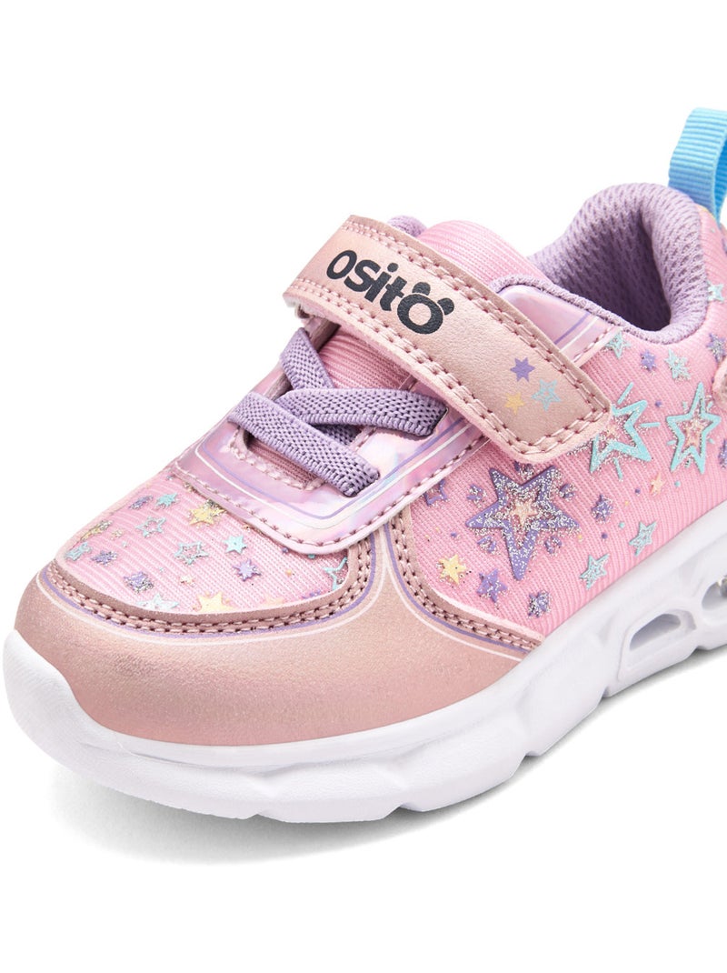 Sneakers conguitos luz Rosa - Kiabi