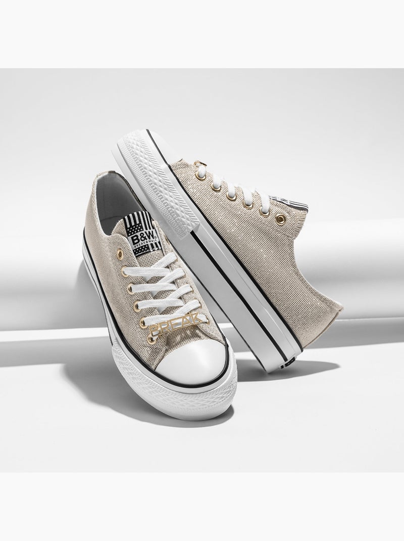 Sneakers Conguitos Oro - Kiabi