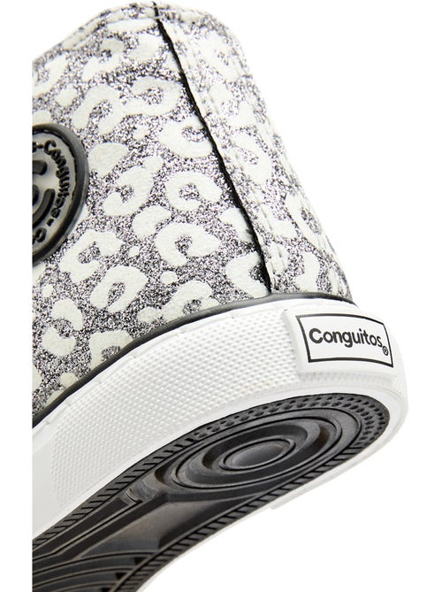 Sneakers conguitos purpurina - Kiabi