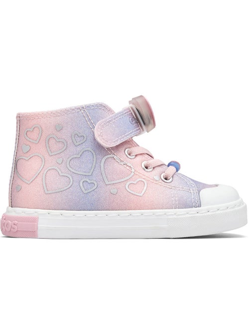 Sneakers conguitos purpurina luces - Kiabi