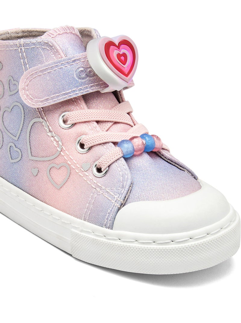 Sneakers conguitos purpurina luces Multicolore - Kiabi