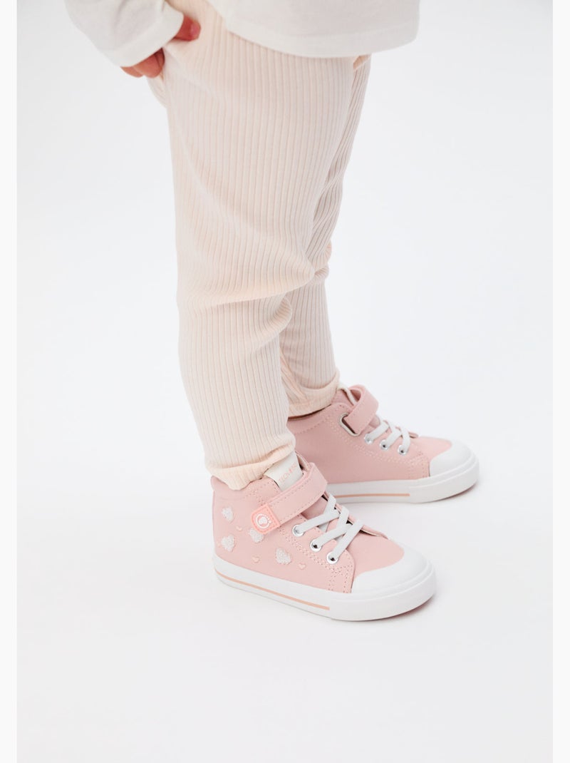 Sneakers Conguitos Tecnobaby Altas Rosa - Kiabi
