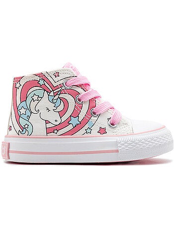 Sneakers conguitos unicornio estampado