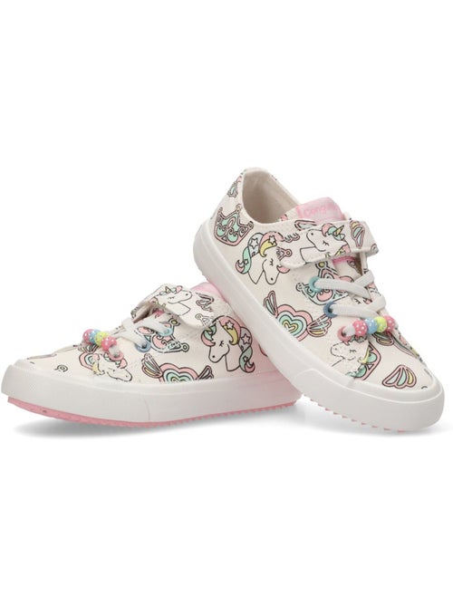 Sneakers conguitos unicornio fantasía - Kiabi