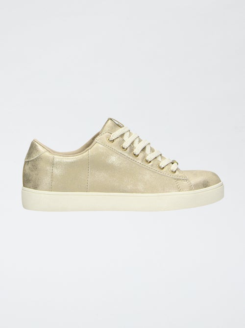 Sneakers da città dorate - Kiabi