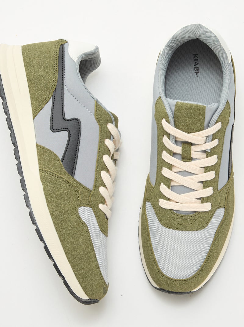 Sneakers da città Kaki - Kiabi