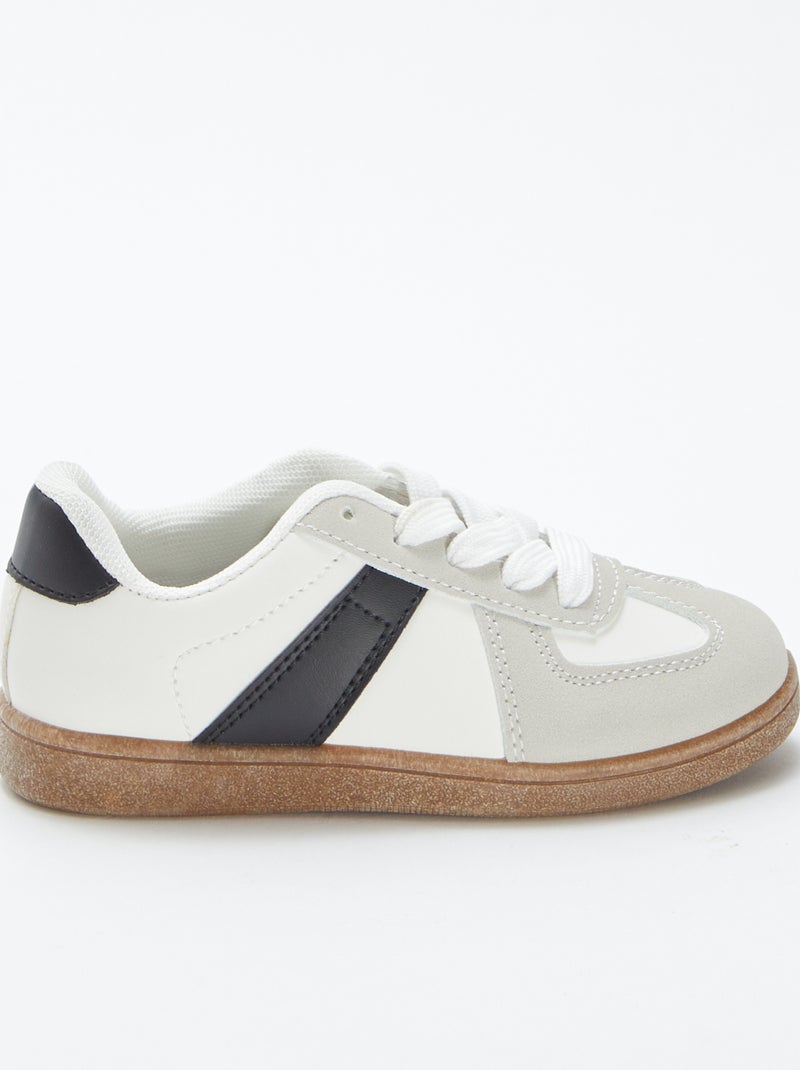 Sneakers da città tricolori GRIGIO - Kiabi