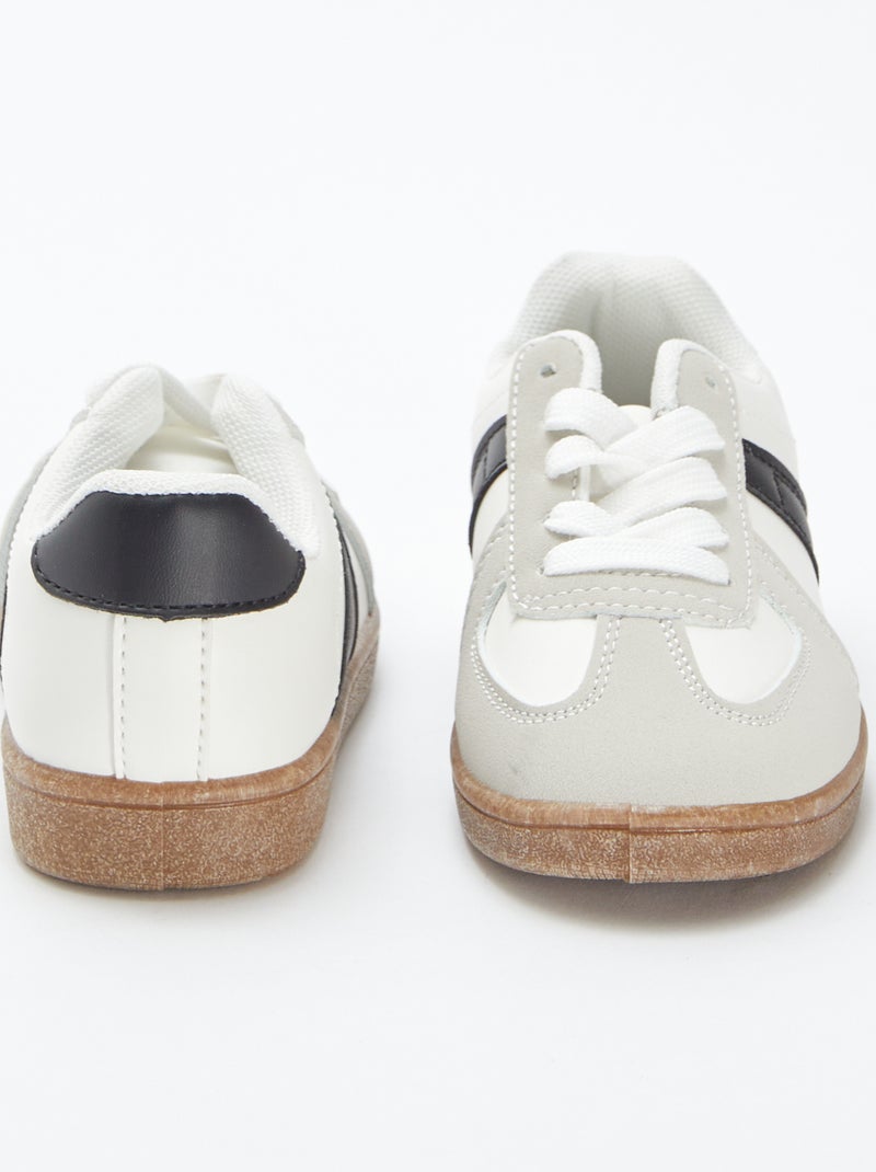 Sneakers da città tricolori GRIGIO - Kiabi