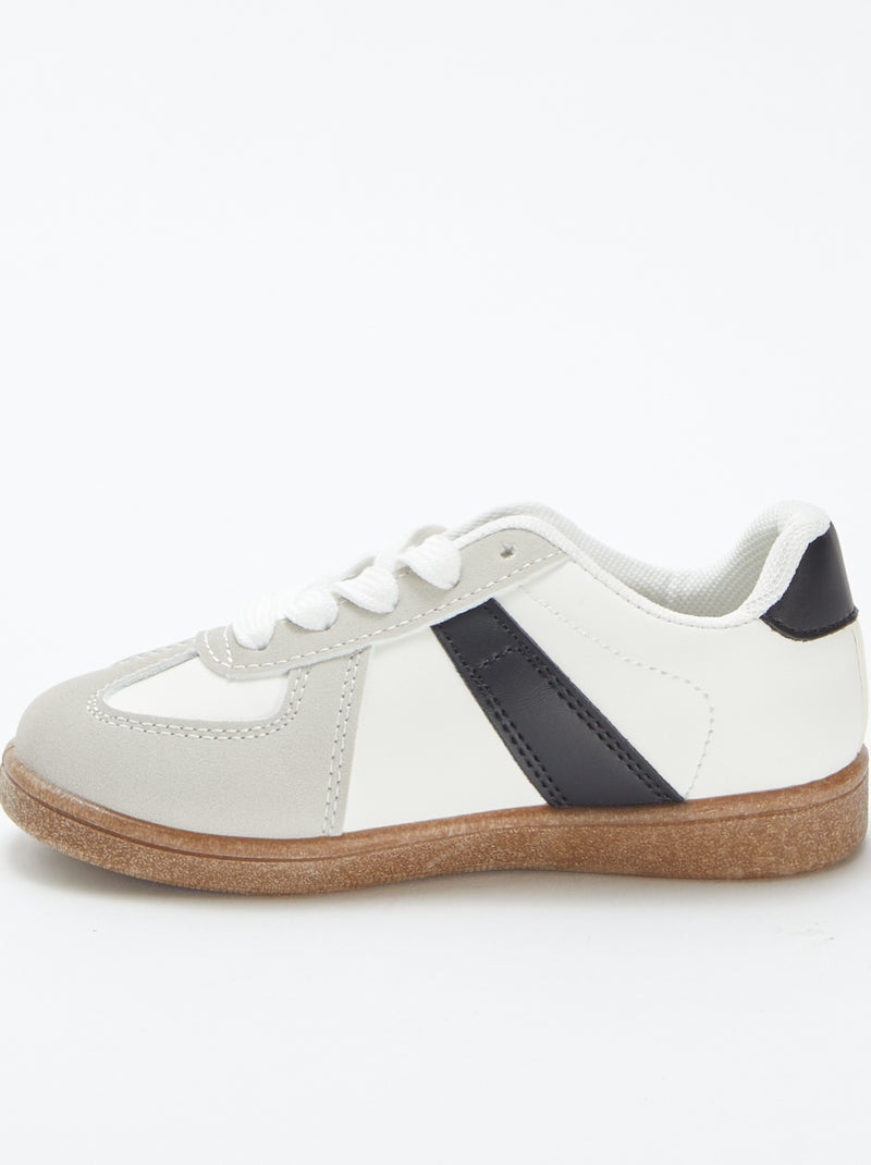 Sneakers da città tricolori GRIGIO - Kiabi