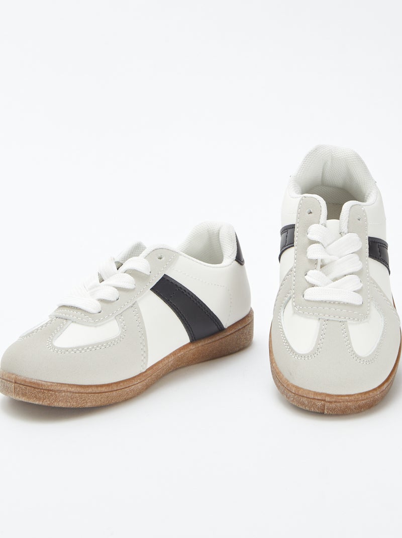 Sneakers da città tricolori GRIGIO - Kiabi