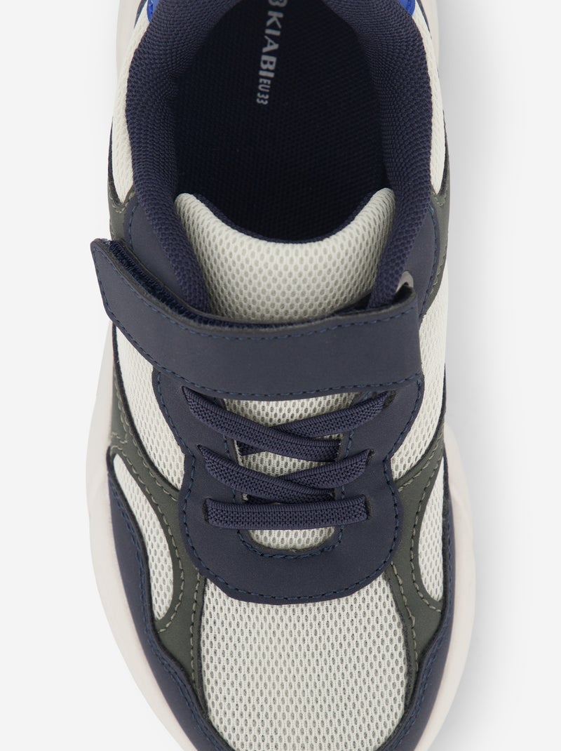 Sneakers da running in tessuto Blu - Kiabi