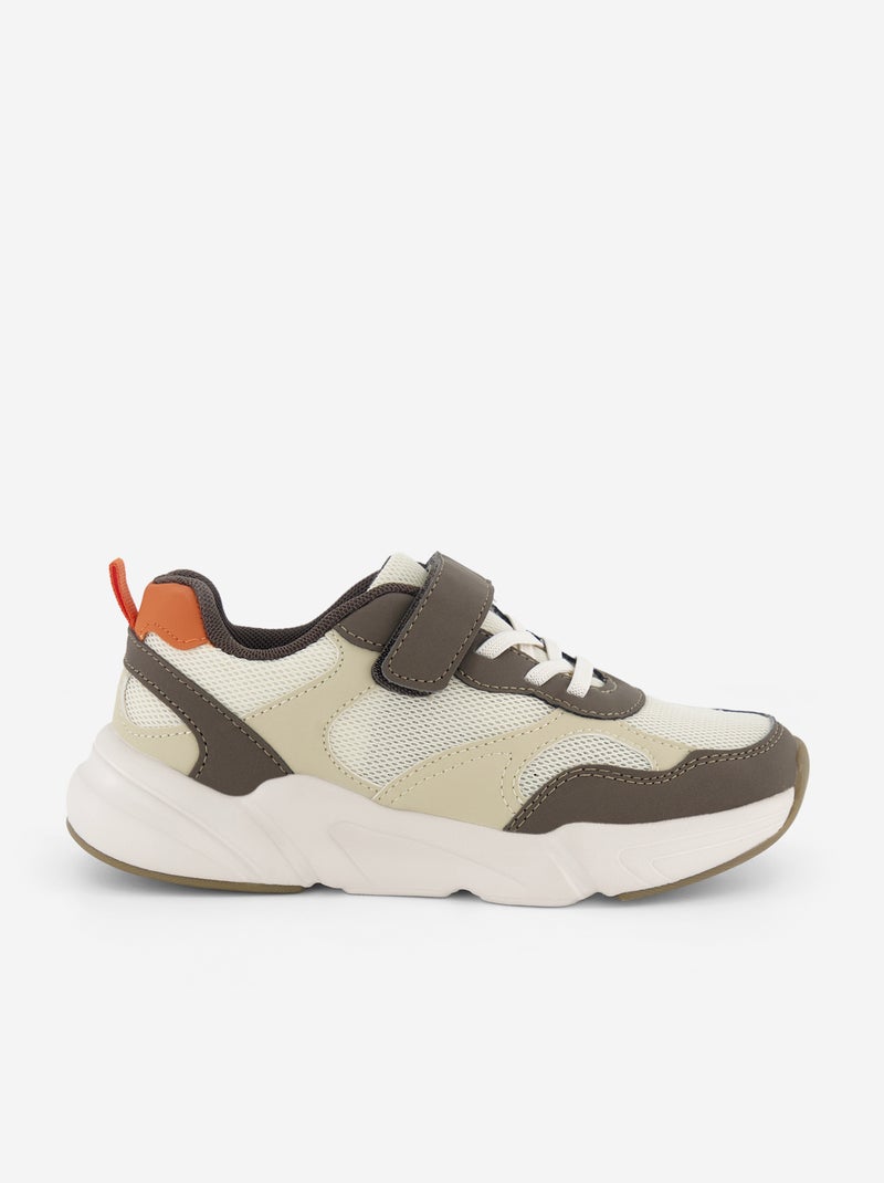 Sneakers da running in tessuto Marrone - Kiabi